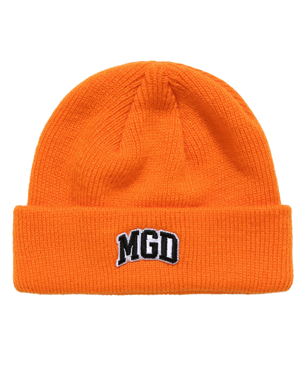 MAHAGRID MGD COLLEGE LOGO BEANIE [ORANGE]