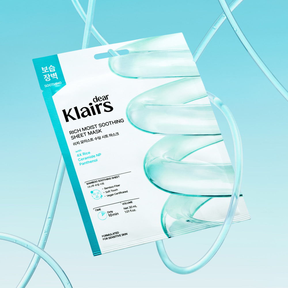 Dear, Klairs Klairs Rich Moist Soothing Sheet Mask