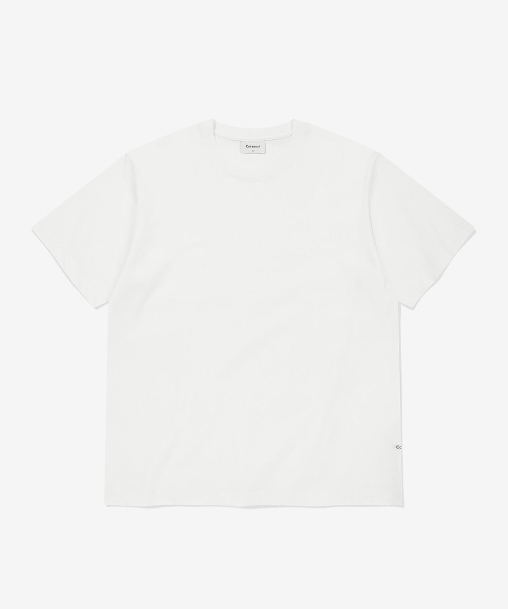 Covernat Basic Crop T-Shirt White