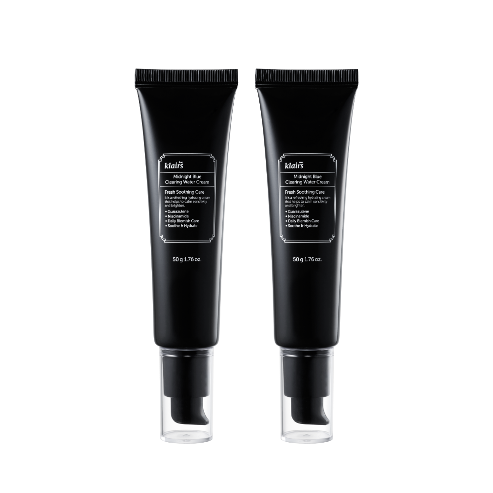 Dear, Klairs [Trace Cream] Midnight Blue Clearing Water Cream 50gX2