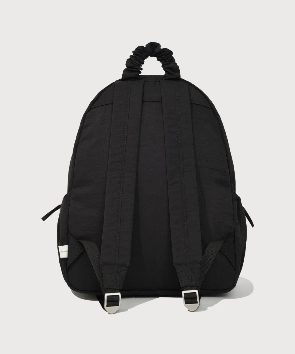 Covernat 26SS Women's Clover Heart Shruing Nylon Backpack Black