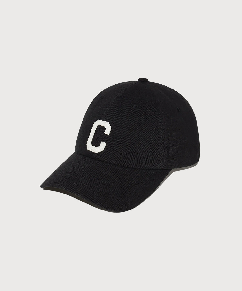 Covernat C Logo Cozy Fit Washing Ball Cap Black