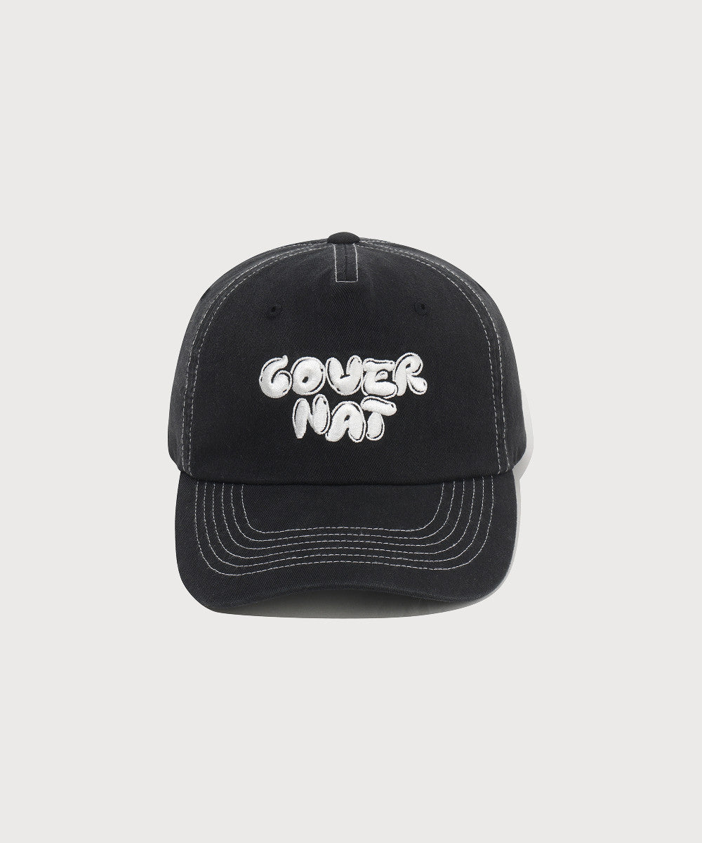 Covernat Graphic Logo Trucker Cap Black