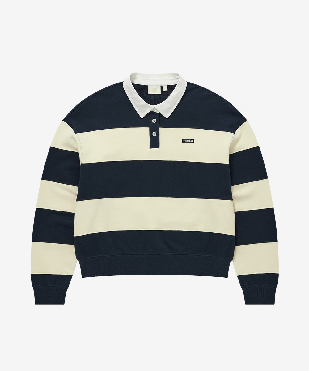 Covernat [worn by Choi Yun-ji] Women's Rugby Sweatshirt Butter