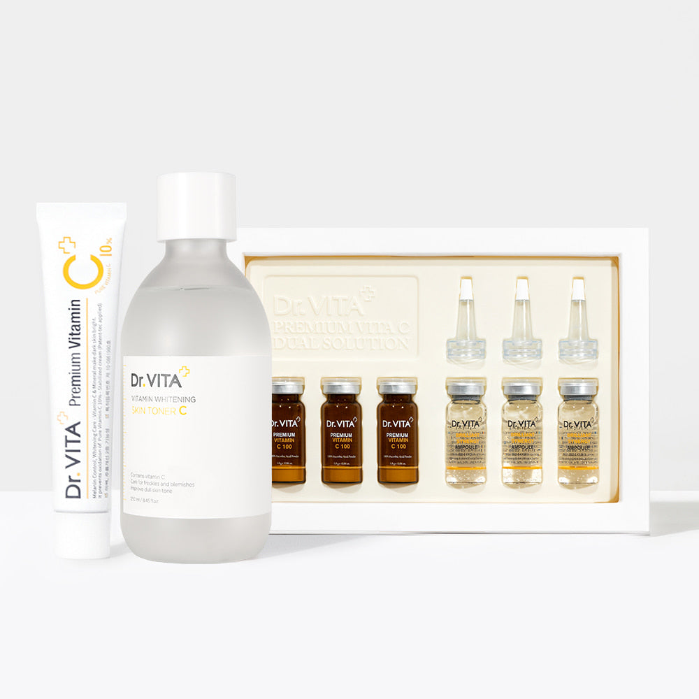 Dr.Vita Premium Vitamin C Surface & Deep Dark Spot Removal 3-Piece Set
