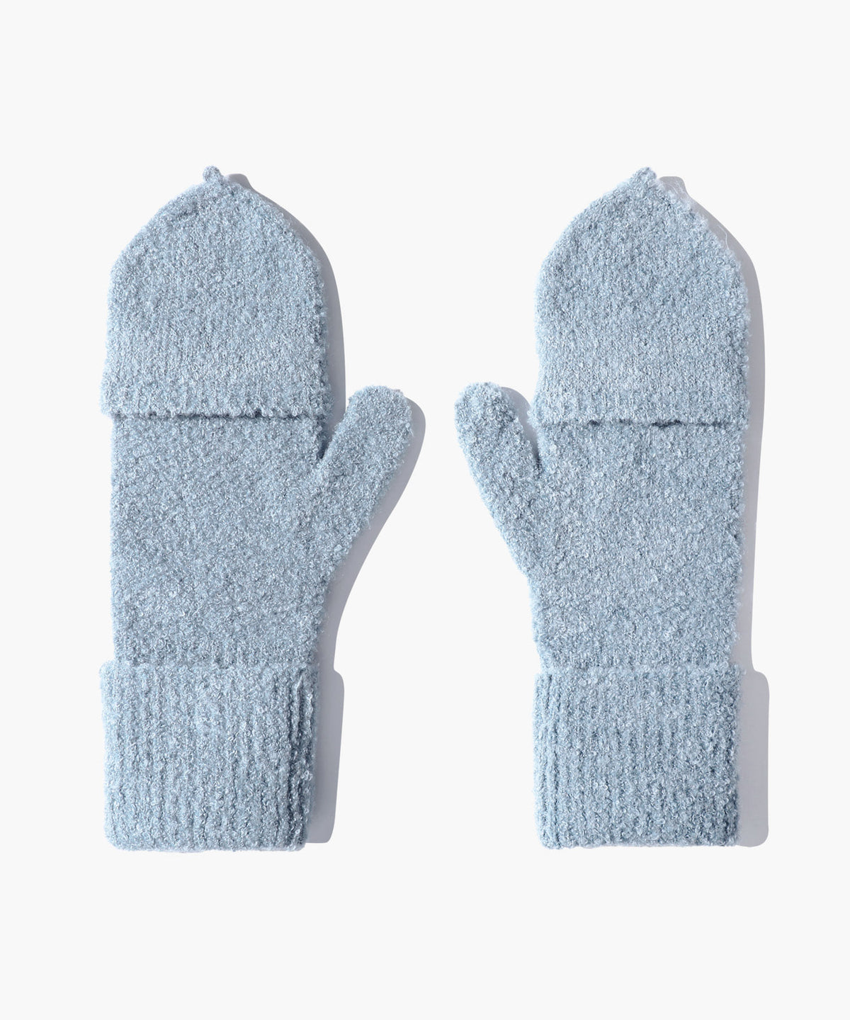 MARITHE REGULAR LOGO MITT ash blue