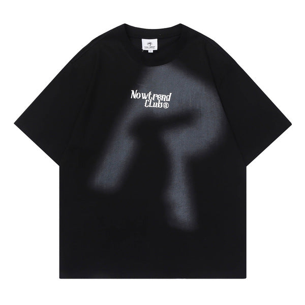Gababa [Best Seller] Unisex Shadow Rabbit Short Sleeve T-shirt G77183