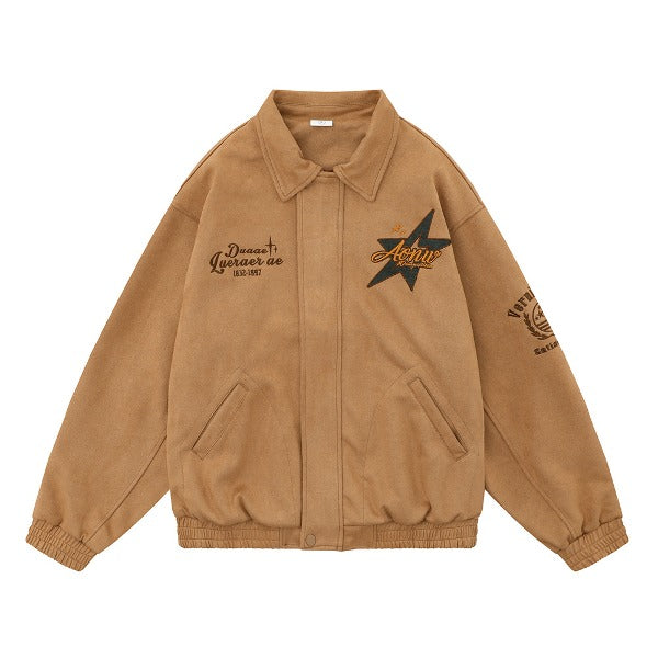 Gababa Unisex well-fitted casual long-sleeve jacket G77897