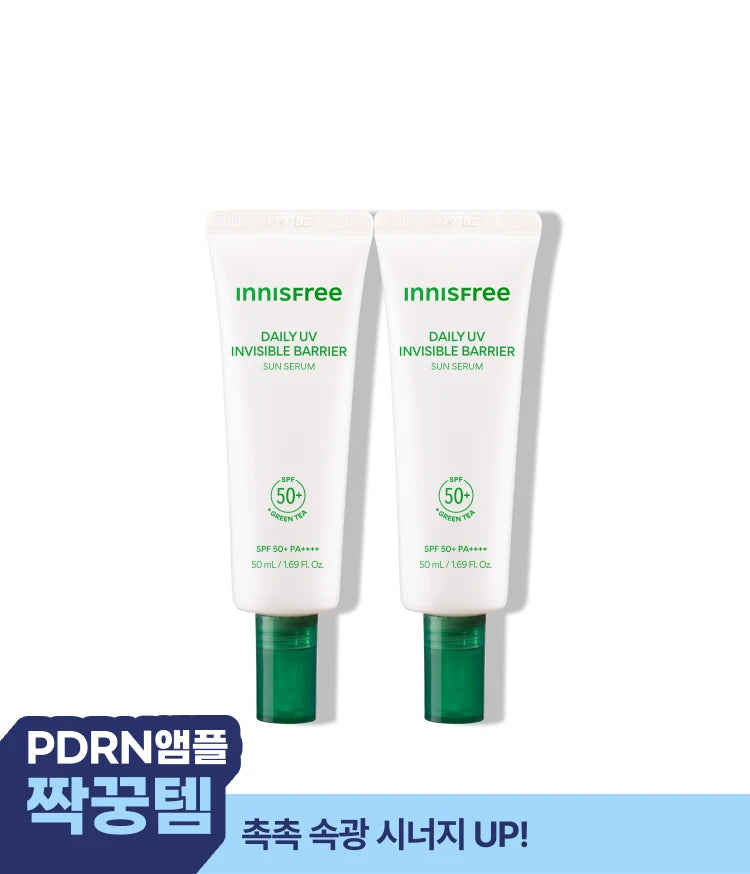 Innisfree Daily UV Moisture Barrier Sun Serum [50mLx2pcs]