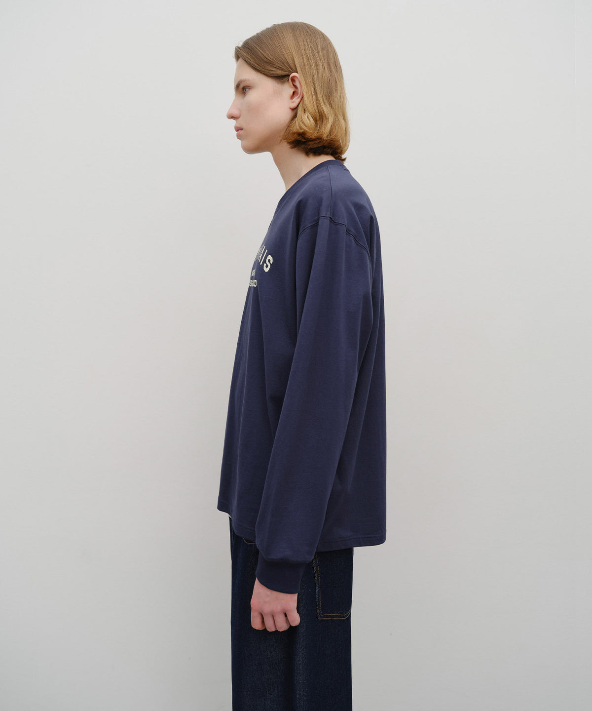 MARITHE LE MARAIS LONG SLEEVE navy