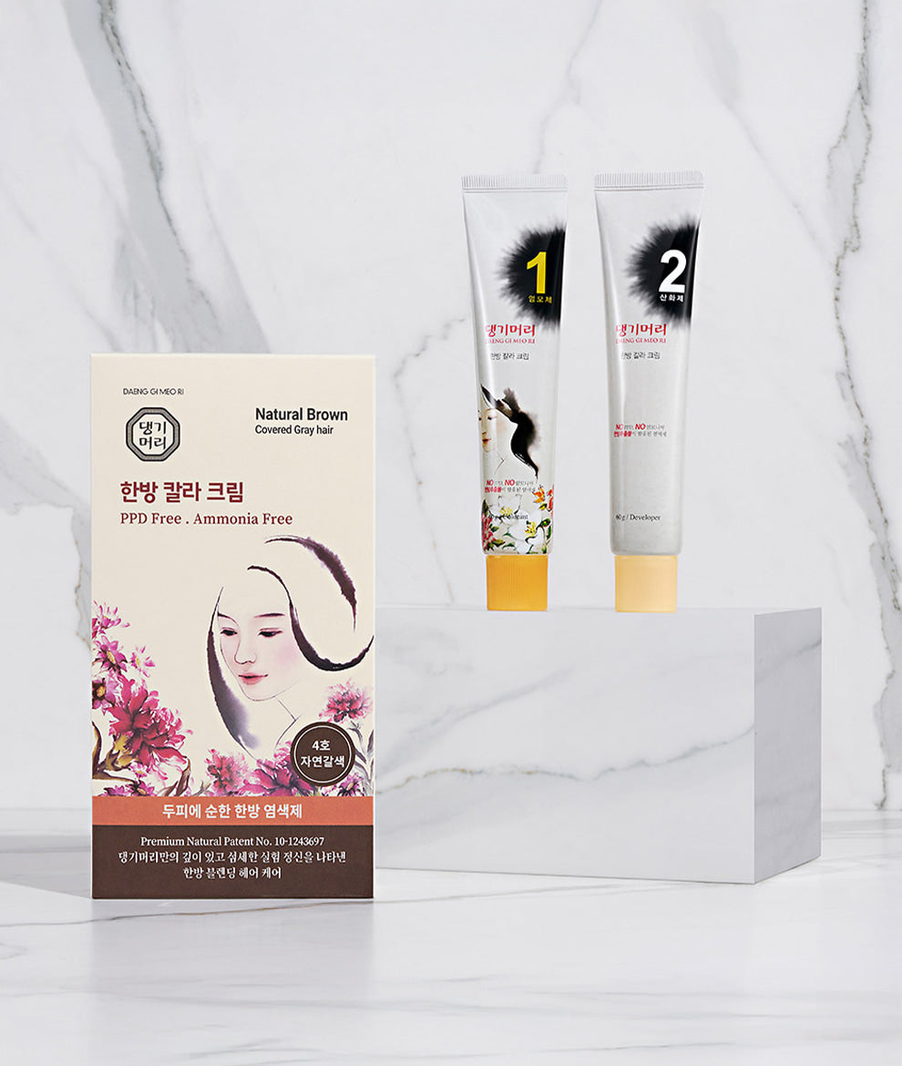 DAENG GI MEO RI Herbal Color Cream No. 4 Natural Brown