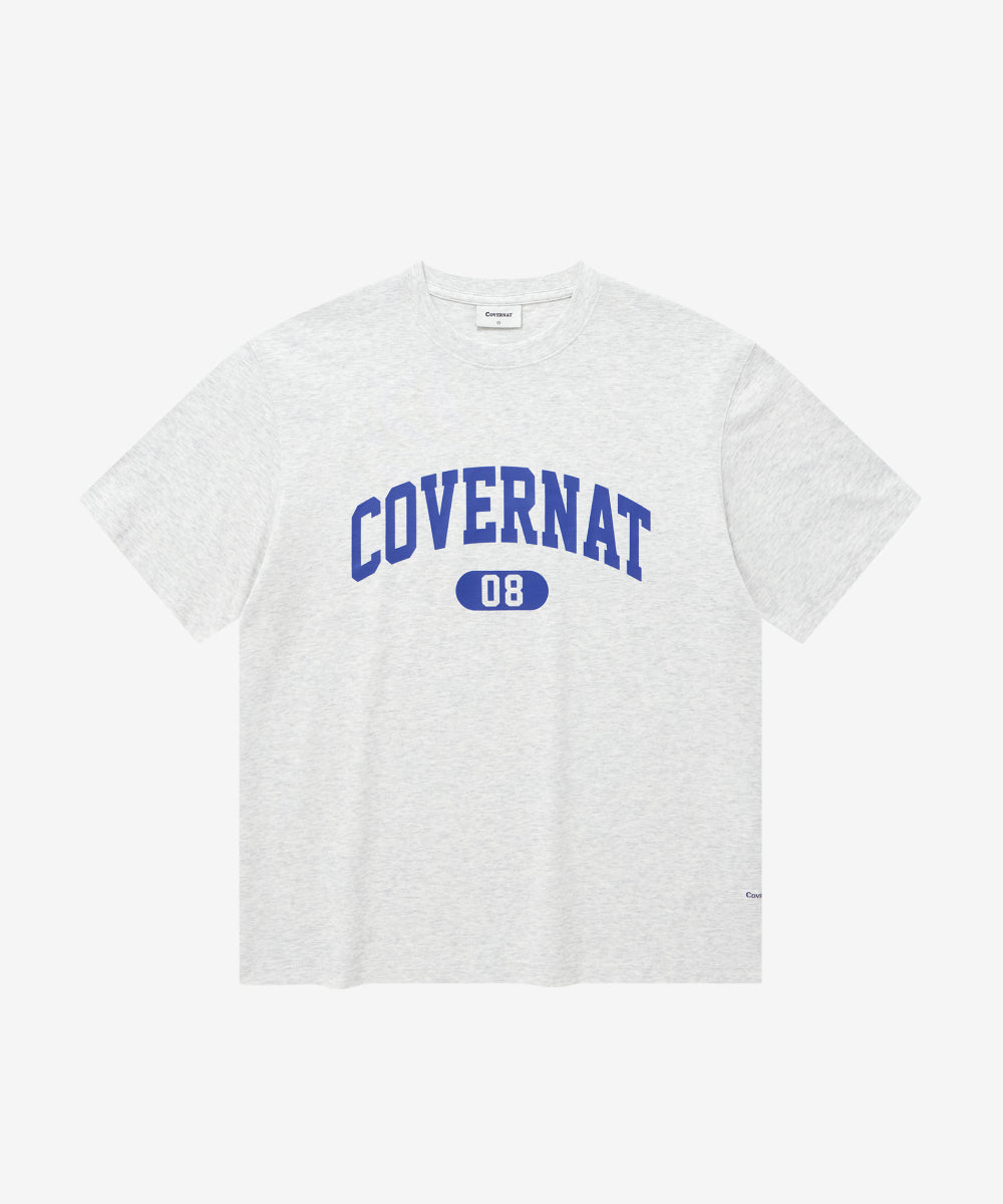 Covernat Arch 08 Logo T-shirt Heather Grey