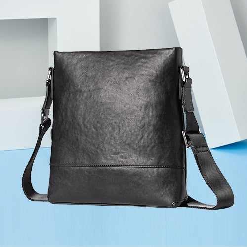 Bagstay B259CR Men's Natural Leather Crossbody Daily Bag