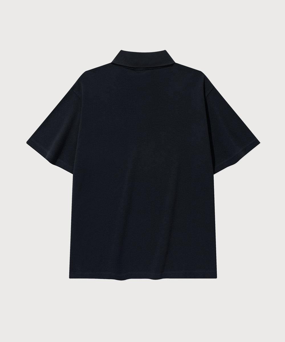 Covernat D-dyed Polo T-shirt Dark Navy