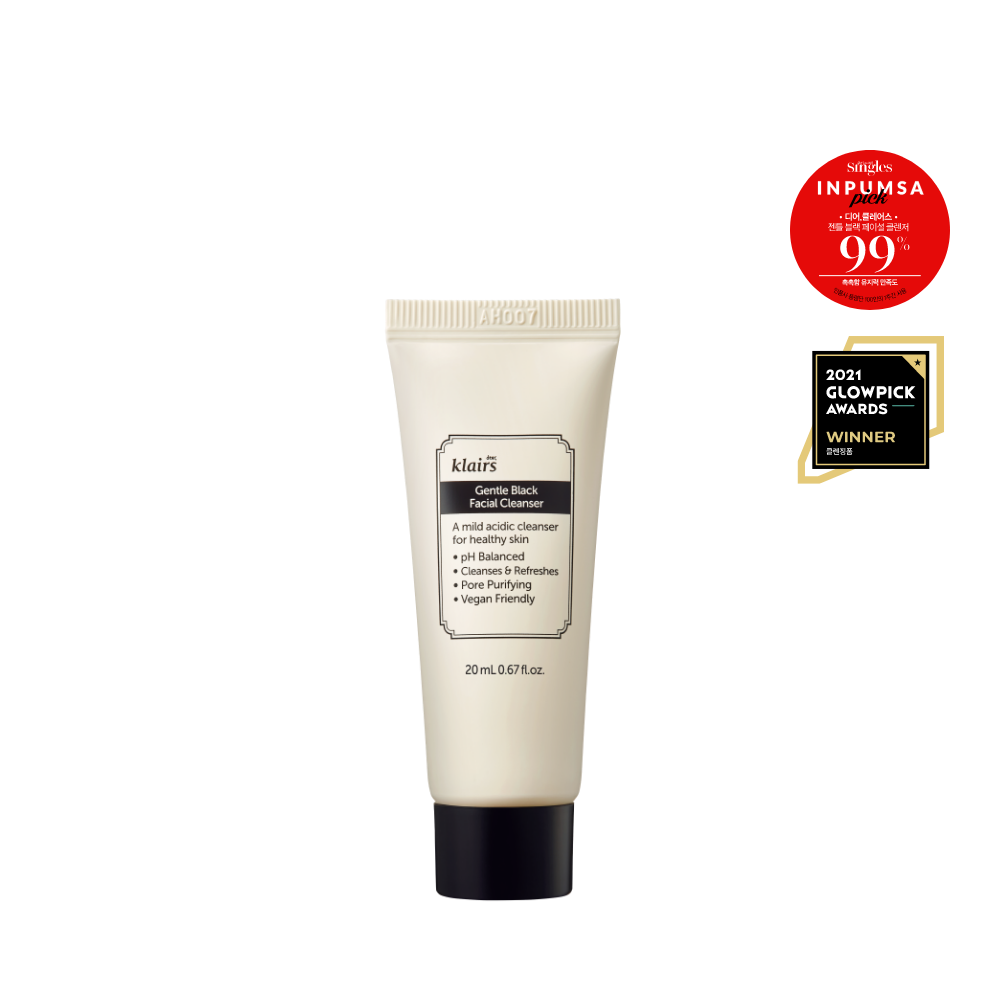 Dear, Klairs Gentle Black Facial Cleanser 20ml
