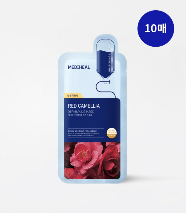 Mediheal DermaPlus Camellia Mask 10 sheets [Nutritional Lifting]