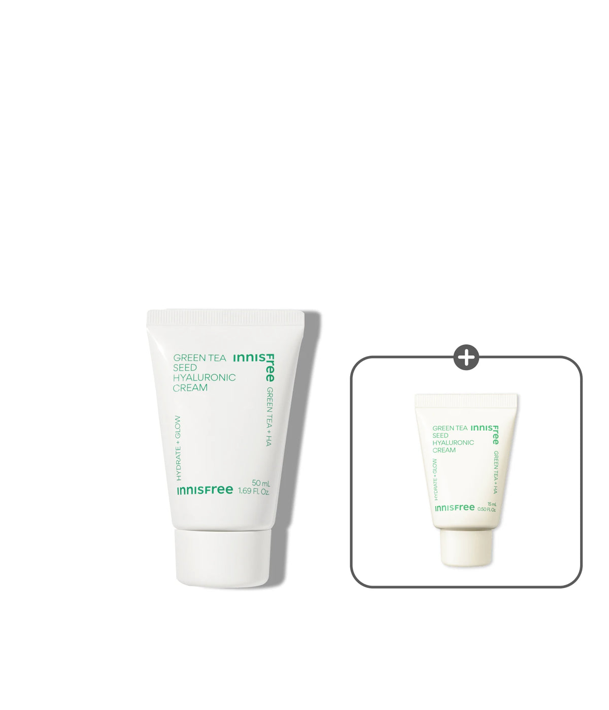 Innisfree [Tube 50mL] Green Tea Hyaluronic Cream (50mL)