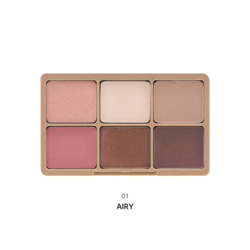 KAHI Toneflow Nude Deep Mood Layering Eyeshadow Palette (2 types)
