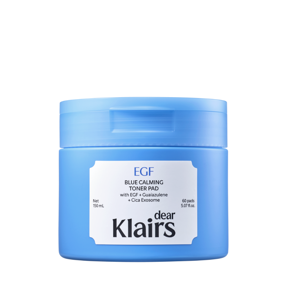 Dear, Klairs EGF Blue Calming Toner Pads (60 sheets)