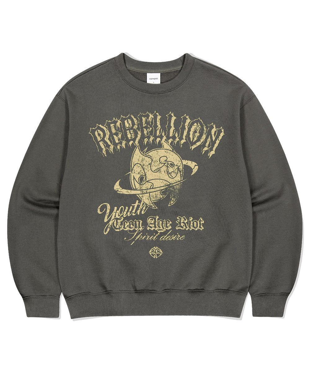 MAHAGRID REBEL SWEATSHIRT [KHAKI]