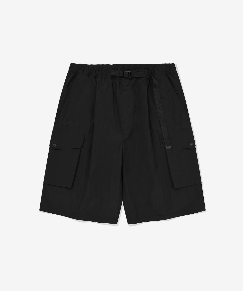 Covernat Bermuda Cargo Nylon Shorts Black