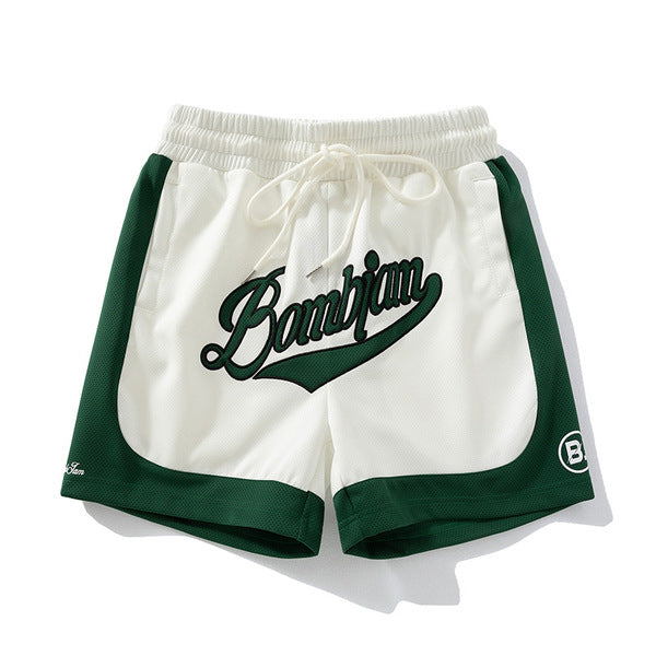Gababa [Best Seller] Unisex Vintage American Training Banded Shorts G74776 (Plus Size M~2XL)