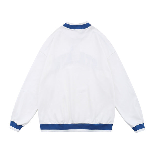 Gababa [Same Day/Best Seller] Unisex Refreshing Casual Overfit Sweatshirt G77589 (Plus Size M~XL)