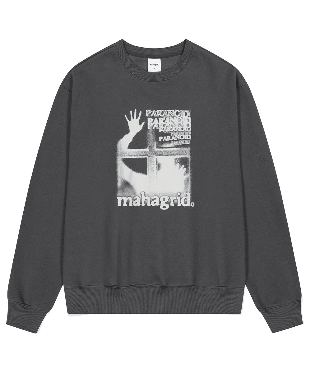 MAHAGRID SILHOUETTE SWEATSHIRT [CHARCOAL]