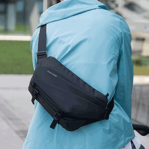 Bagstay MR0127C Mark Ryden Casual Simple Mens Sling Bag Hip Bag Crossbody Bag