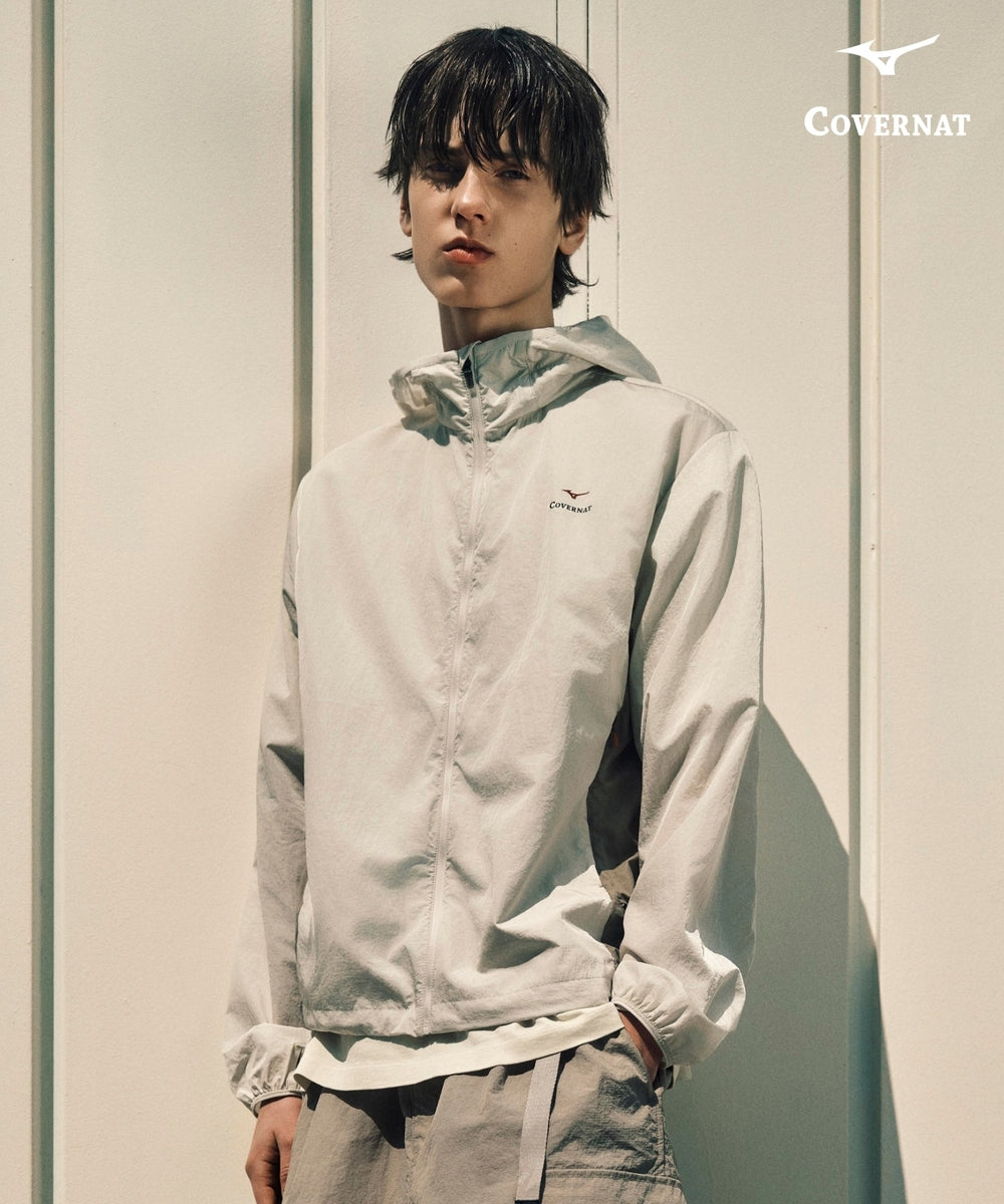 Covernat X MUNO Packable Backpack Windbreaker Beige