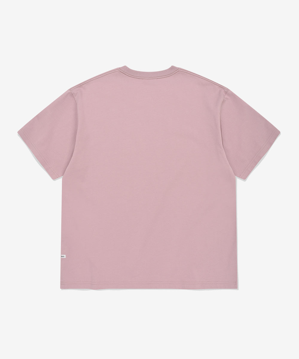 Covernat [Subin Worn] Cool Cotton Signature Symbol Graphic T-shirt Pink