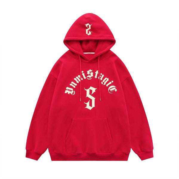 Gababa Unisex Luxury Lettering Big S Hoodie G77308