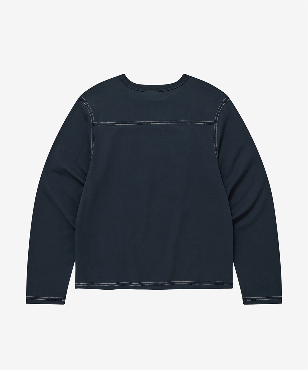 Covernat Women's Number Logo Long Sleeve Dark Navy