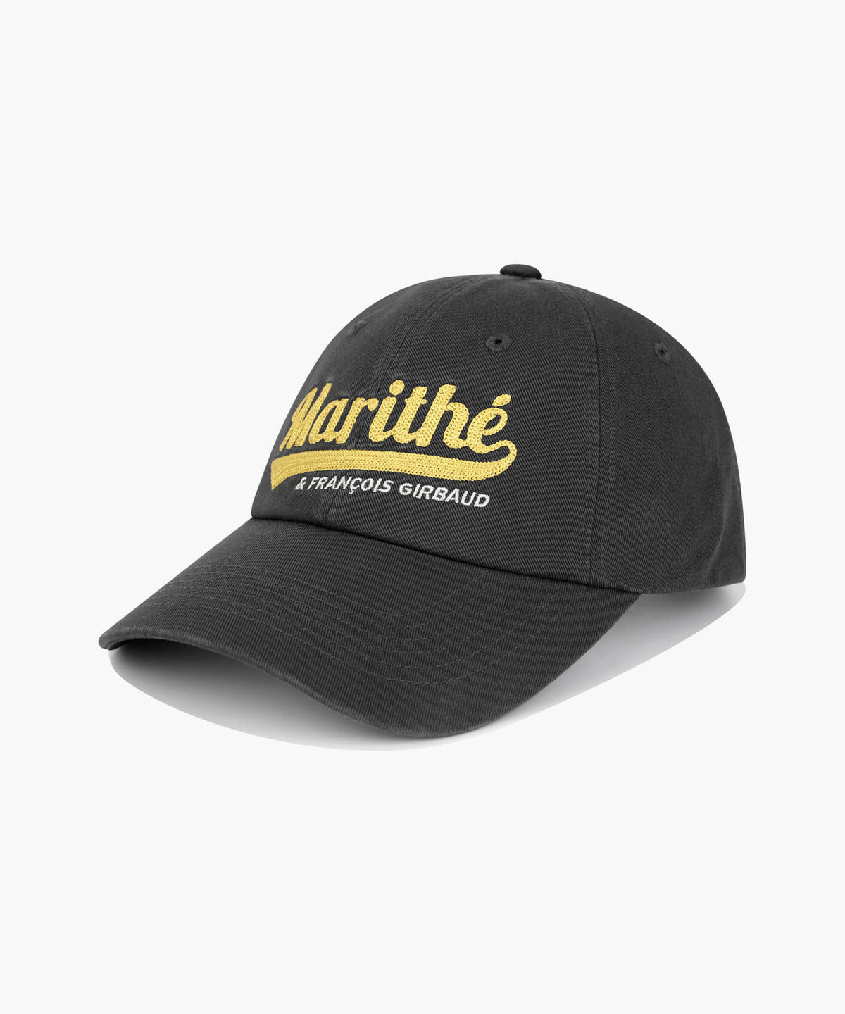 MARITHE VINTAGE BASEBALL GRAPHIC CAP gray