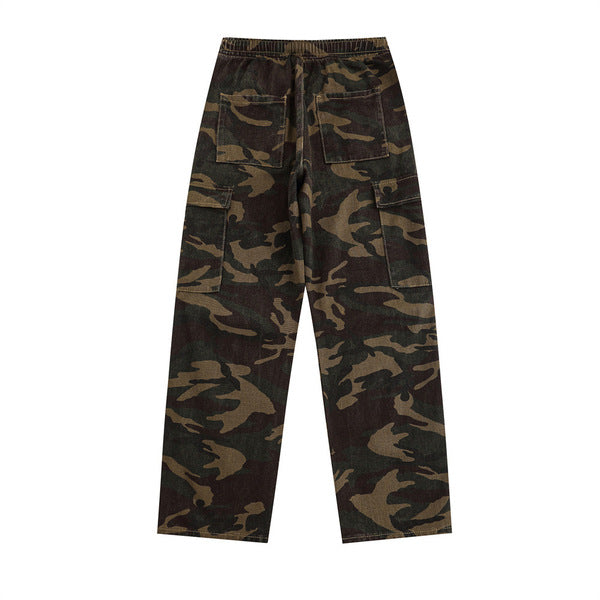 Gababa Unisex Military Hip Banding Pants G78298 (Plus Size S~3XL)