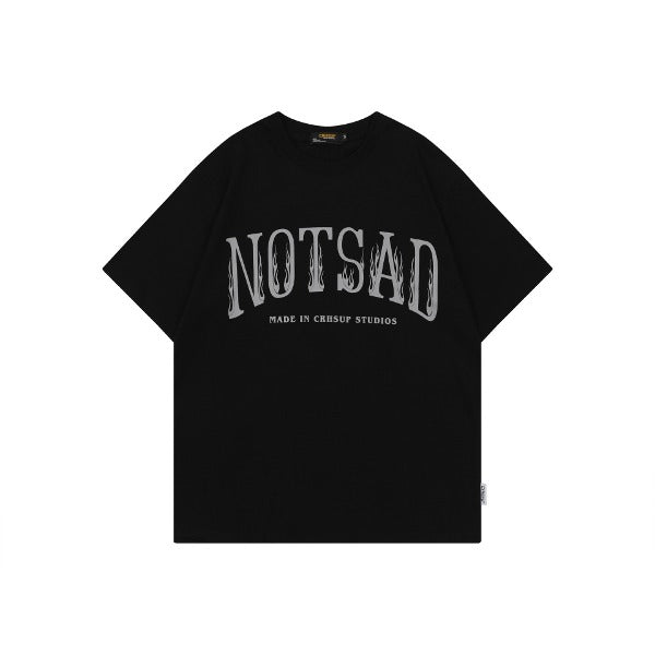 Gababa Unisex Nats Round Lettering Short-Sleeve T-shirt G76930