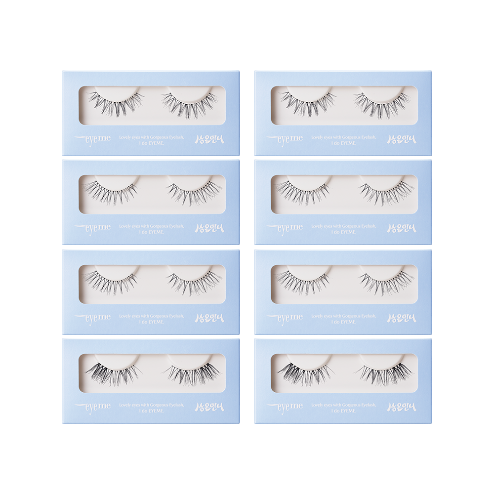 Piccasso EyeMe × Sangeun Unnie Eyelash 8 Set (Choose 1 of 4 Types)