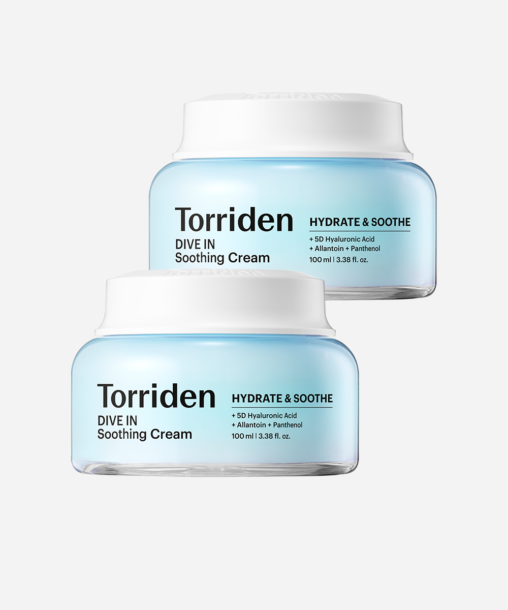 Torriden [NEW] [2 bundles] Toriden Dive-in Low Molecular Hyaluronic Acid Soothing Cream 100ml