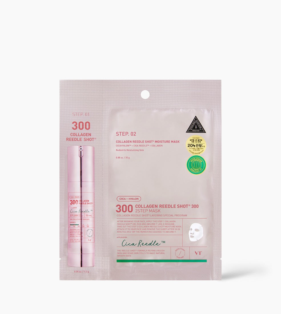 VT Cosmetics Collagen Reedle Shot 300 2-Step Mask