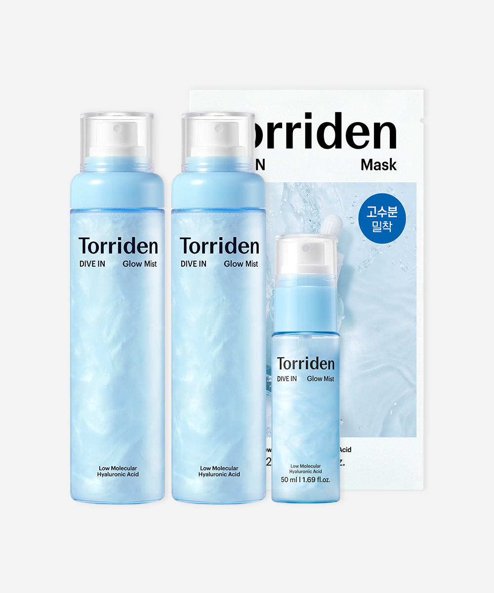 Torriden [Moisture Week] Dive In Glow Mist 120ml x2 [Gift] Glow Mist 50ml + Dive In Mask Pack 1 piece