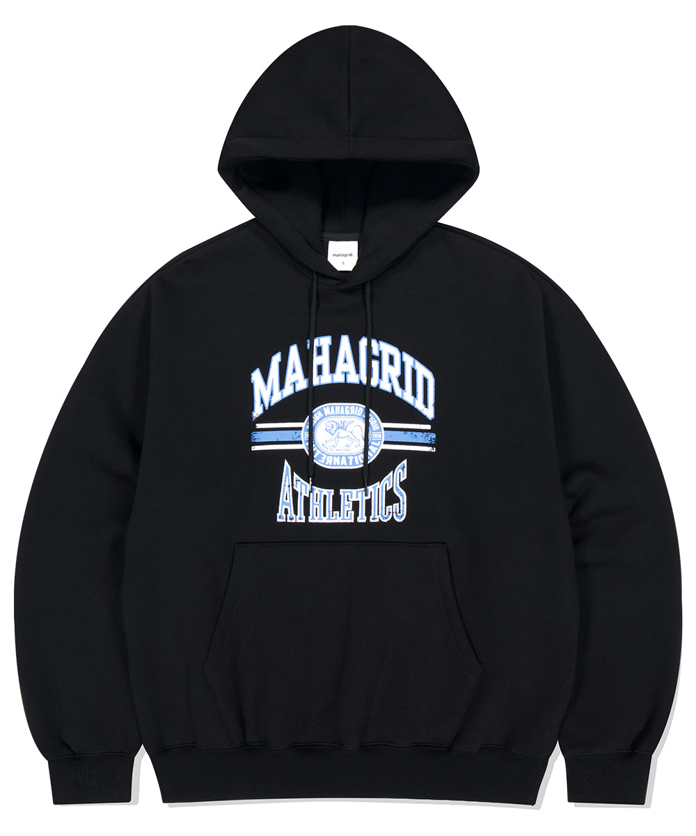 MAHAGRID LION ATHLETICS HOODIE [BLACK]
