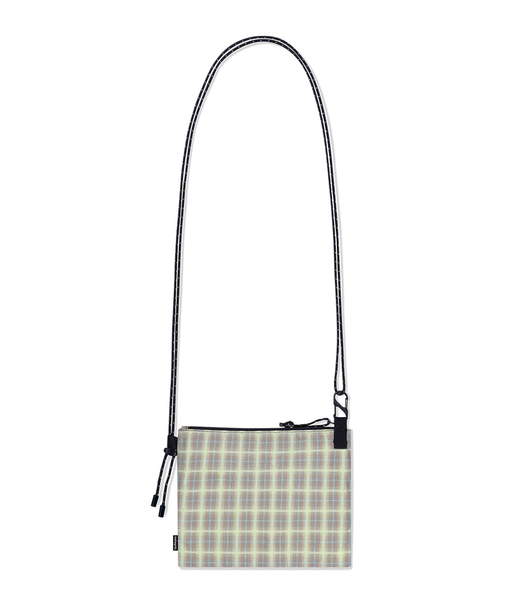 MAHAGRID CHECK SACOCHE BAG [BEIGE]