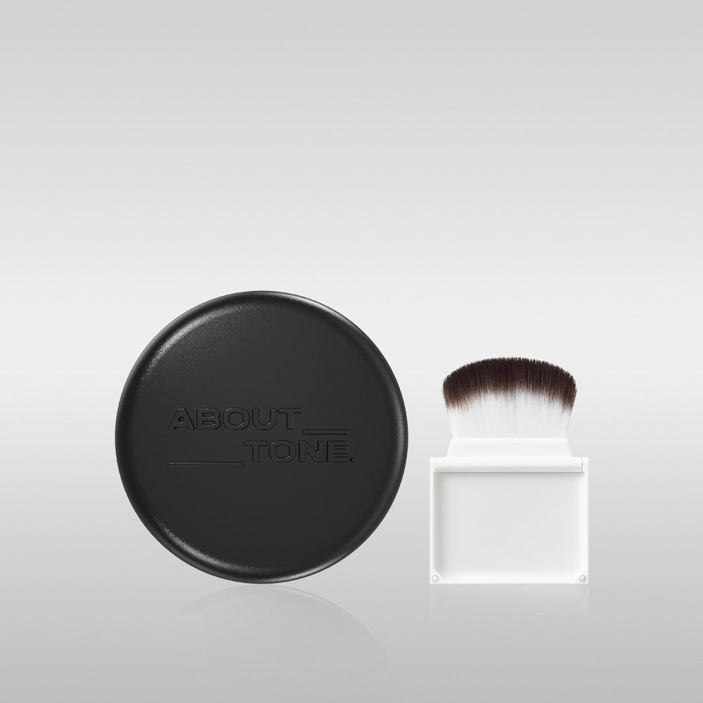 ABOUT_TONE Blur Powder Fact + Flip & Fit Face Brush