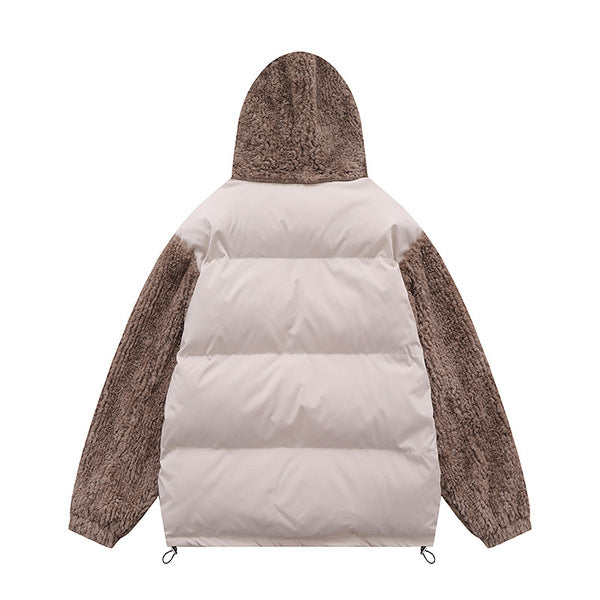 Gababa Unisex Oversized Hooded Fleece Padded-Style Jacket G77989 (Plus Size S~XL)