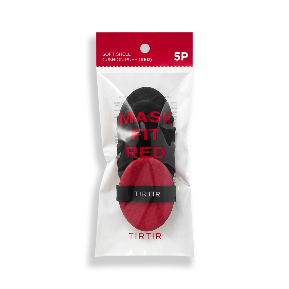 TIRTIR Soft Shell Cushion Red Puff (5P)