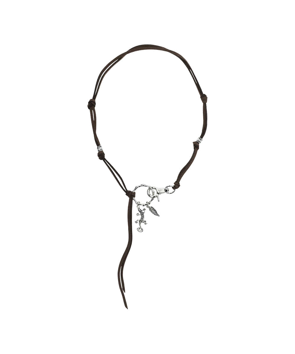 MAHAGRID LIZARD NECKLACE [SILVER]