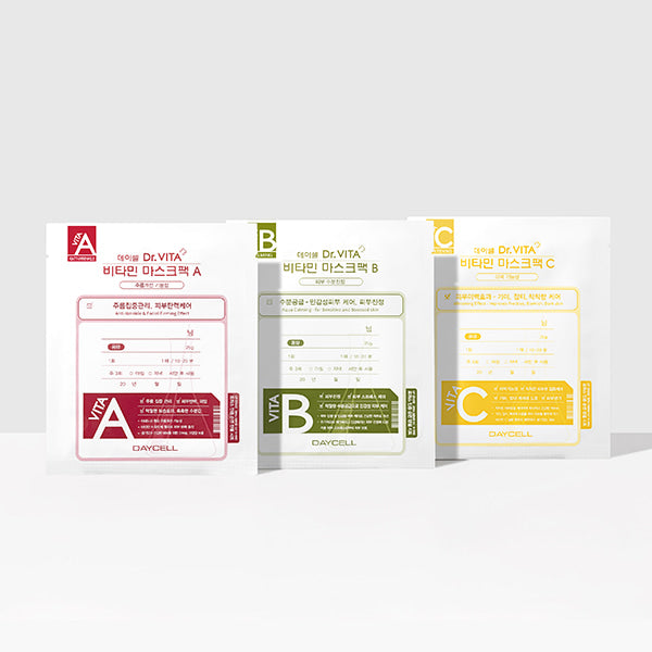 Dr.Vita Vitamin A, B, C Mask Pack (3 types), choose 1