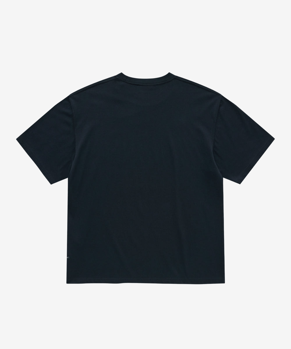 Covernat Cool Cotton Whale Graphic T-shirt Navy