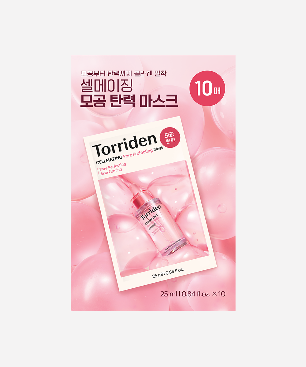 Torriden Cellamazing Low Molecular Collagen Pore Elasticity Mask 25ml 10 Sheets