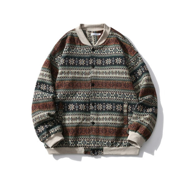 Gababa [High Demand] Classic Daily Baseball Jacket for Unisex G77588